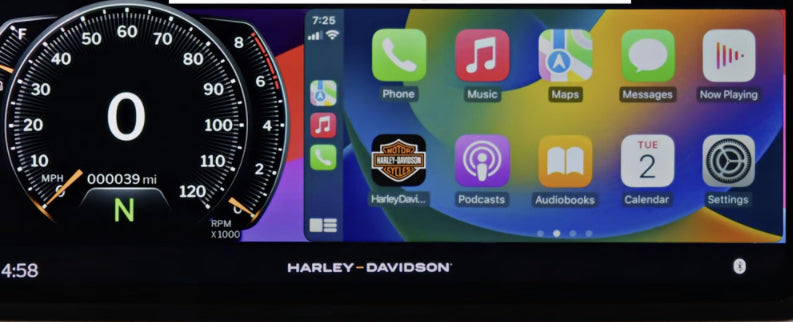Harley Davidson CarPlay Adapter for 2023.5-2026 Street Glide, Road Glide, CVO 2026 Ultra, Limited, Trike (RG3/SG3)